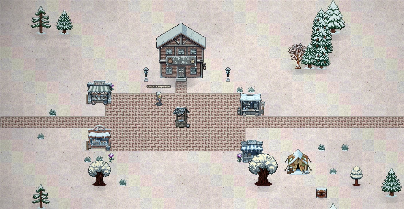 Lampwick Square on a market day